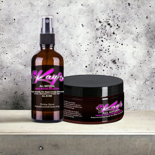 Kay's All-Natural Rice Water Solution and Hair Cream